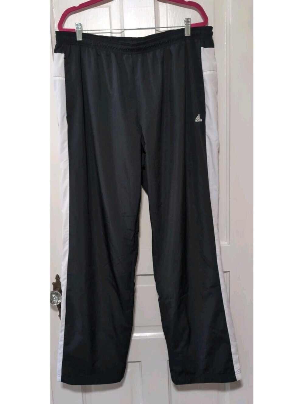 Adidas Wide Leg Baggy Y2K Track Pants Clima 365 Men's 2XL Single Stripe(1465)C